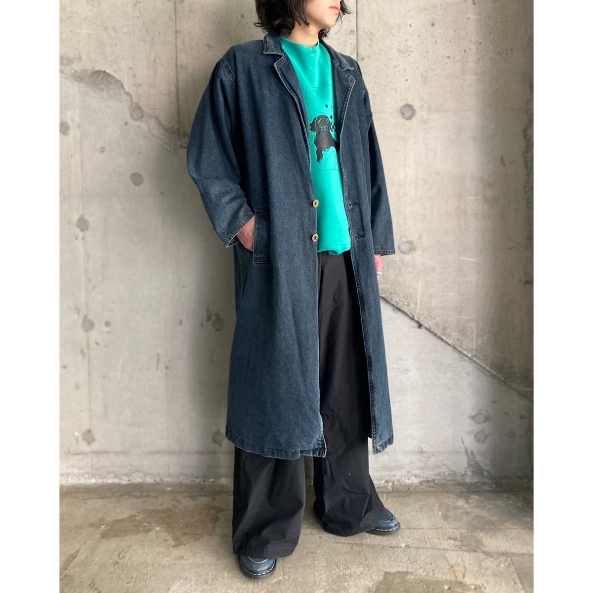 【即決値下可】80s Vintage Super Long Cape Coat. 即決値下可】80s Vintage Super Long Cape Coat.