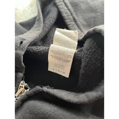 00s~ “ROOF MART” painted sweat zip up hoodie
