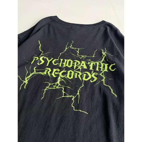 00s "PSYCHOPATHIC RECORDS" print t-shirt
