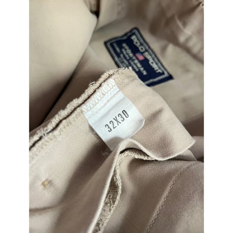 00s “POLO SPORT” cotton baker pants