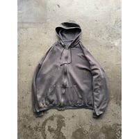 00s~ sun faded sweat zip up hoodie