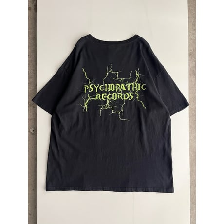 00s "PSYCHOPATHIC RECORDS" print t-shirt