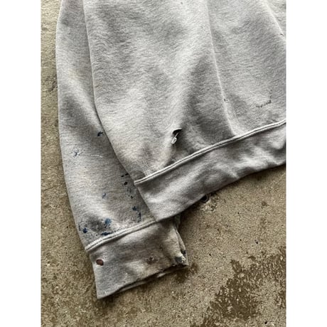 00s painted embroidery sweat hoodie
