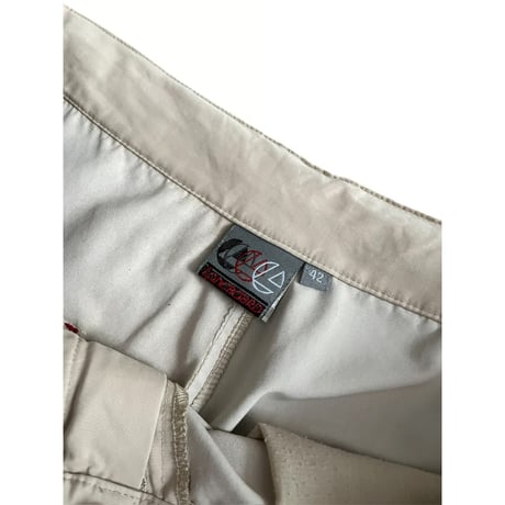 00s cotton blend 2way wide pants