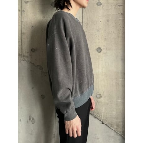90s embroidery sweat shirt