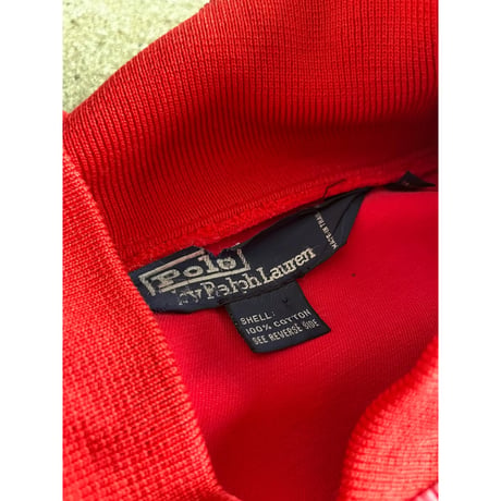 90s “Polo by Ralph Lauren” sun faded cotton zip up jacket