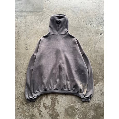 00s~ sun faded sweat zip up hoodie