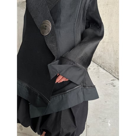 90s~ pleats design jacket