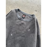 90s embroidery sweat shirt