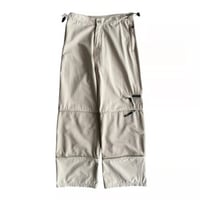 00s cotton blend 2way wide pants