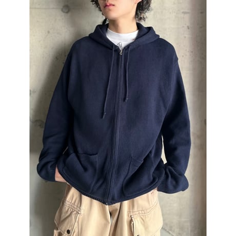 00s “Polo by Ralph Lauren” cotton knit zip up hoodie