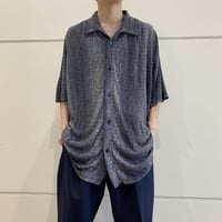 90s "Y.M.L.A" pleats shirt
