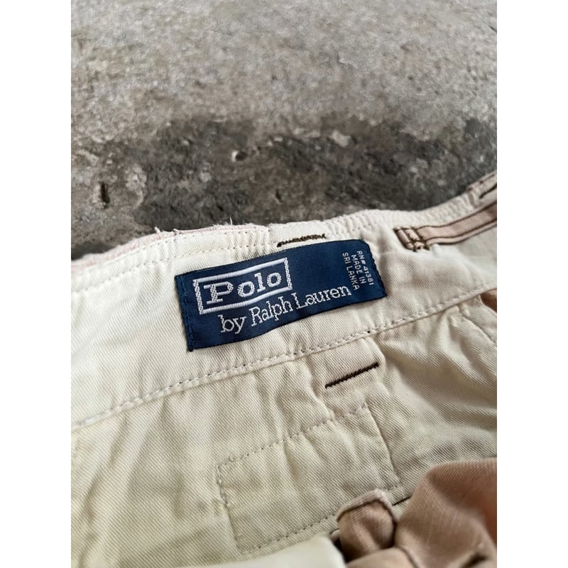 90s “Polo by Ralph Lauren” cotton cargo pants |