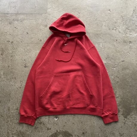 90~00s "NIKE" center swoosh sweat parker