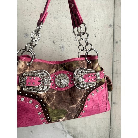 camouflage patterned design bag