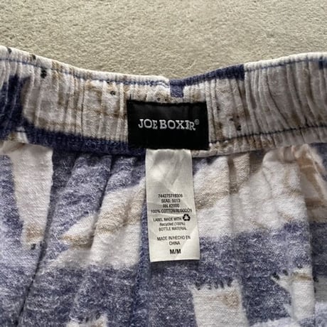 00s "JOE BOXER" white bear design flannel pajamas pants