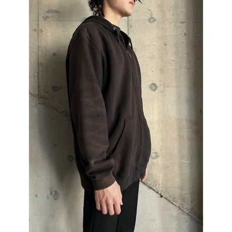 00s~ “CARHARTT” sun faded sweat zip up hoodie