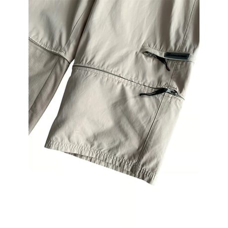 00s cotton blend 2way wide pants