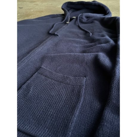 00s “Polo by Ralph Lauren” cotton knit zip up hoodie