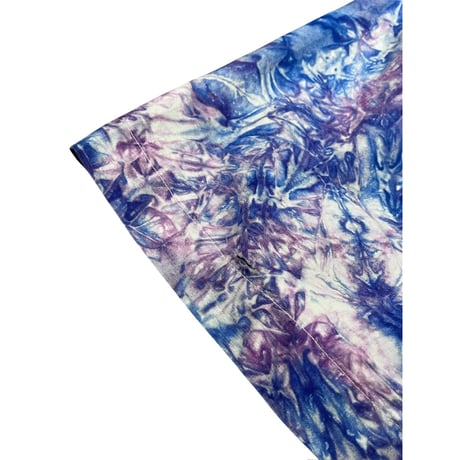 crystal pattern open collar shirt