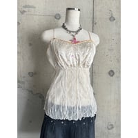 spangle design camisole
