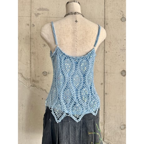 spangle summer knit camisole