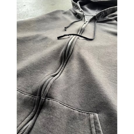 00s~ sun faded sweat zip up hoodie
