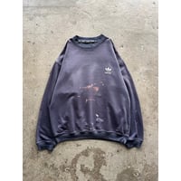 80s~90s “adidas” logo embroidery sweat shirt