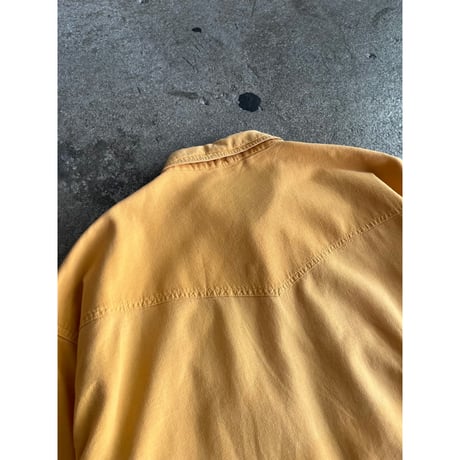 90s garment dye cotton western shirt