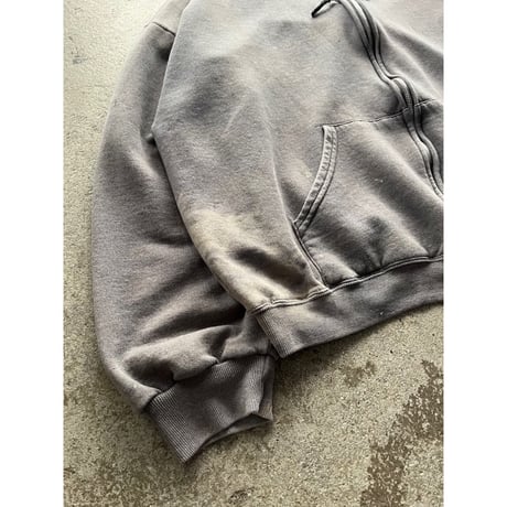 00s~ sun faded sweat zip up hoodie