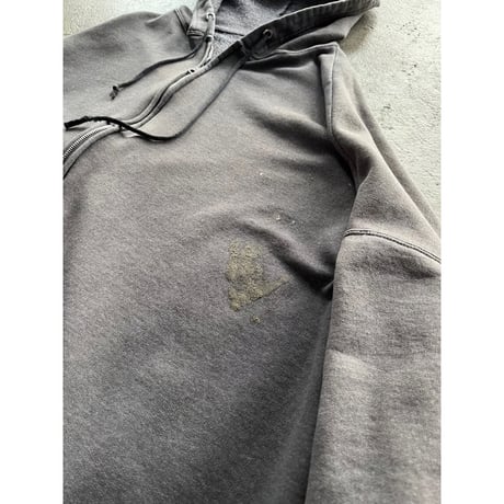 00s~ sun faded sweat zip up hoodie