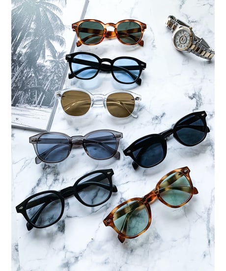 【7colors】classic wellington sunglasses -53mm-