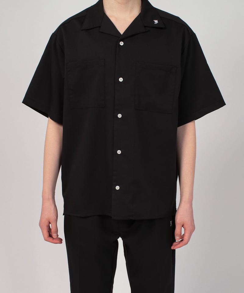 2colors】Open collared shirt オープンカラーシャツ | FLEX