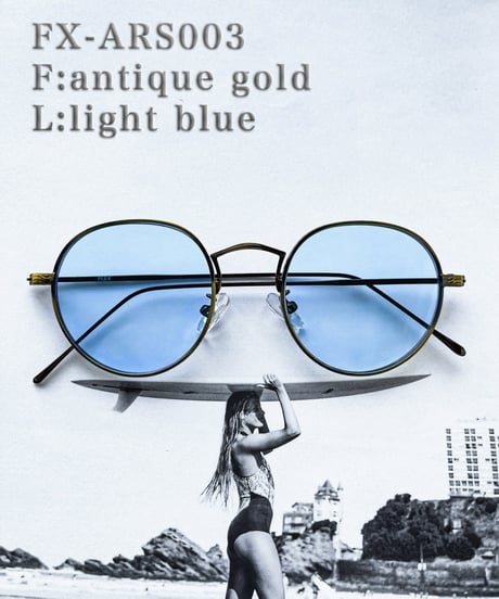 【6colors】antique round metal sunglasses
