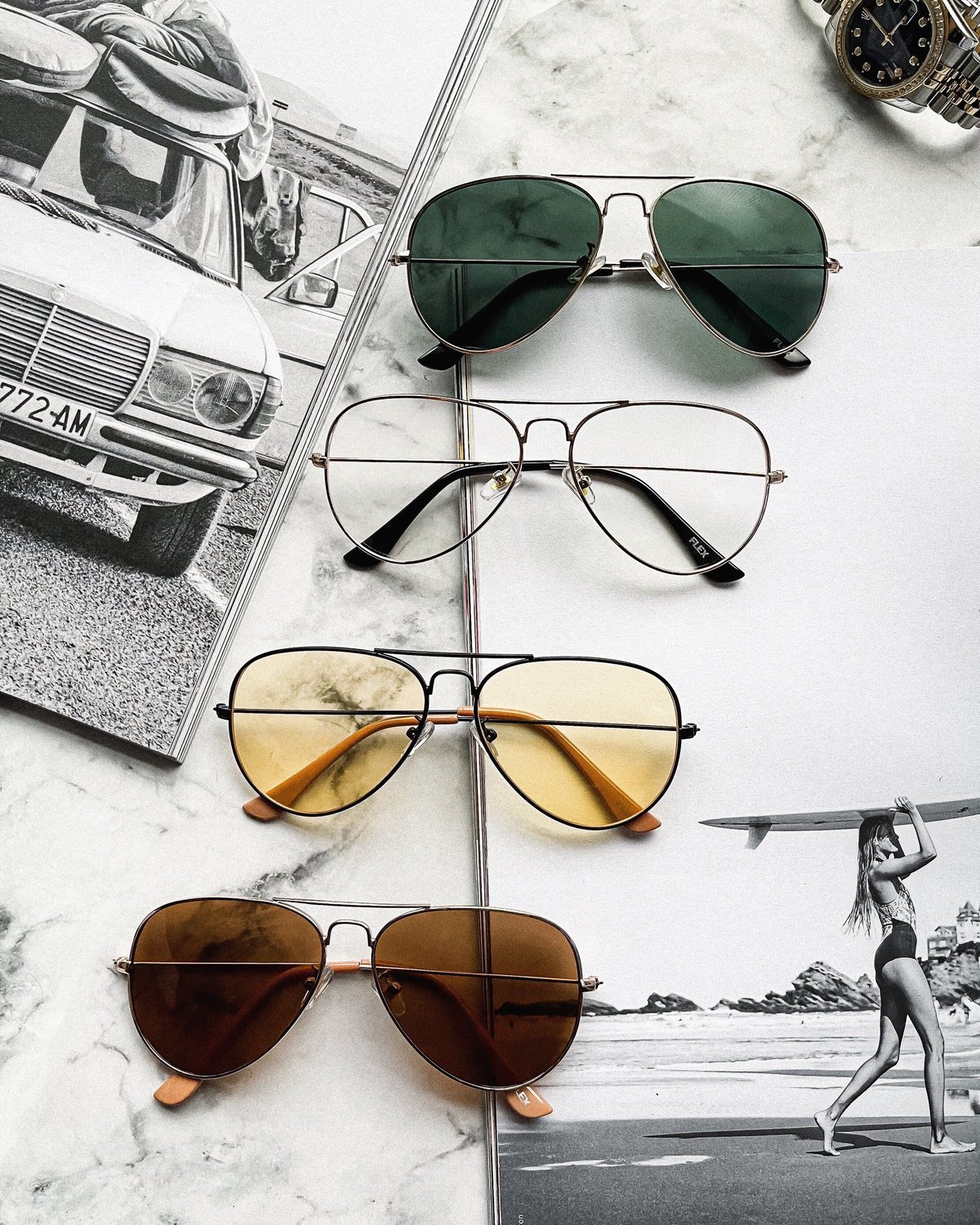 4colors】teardrop sunglasses | FLEX