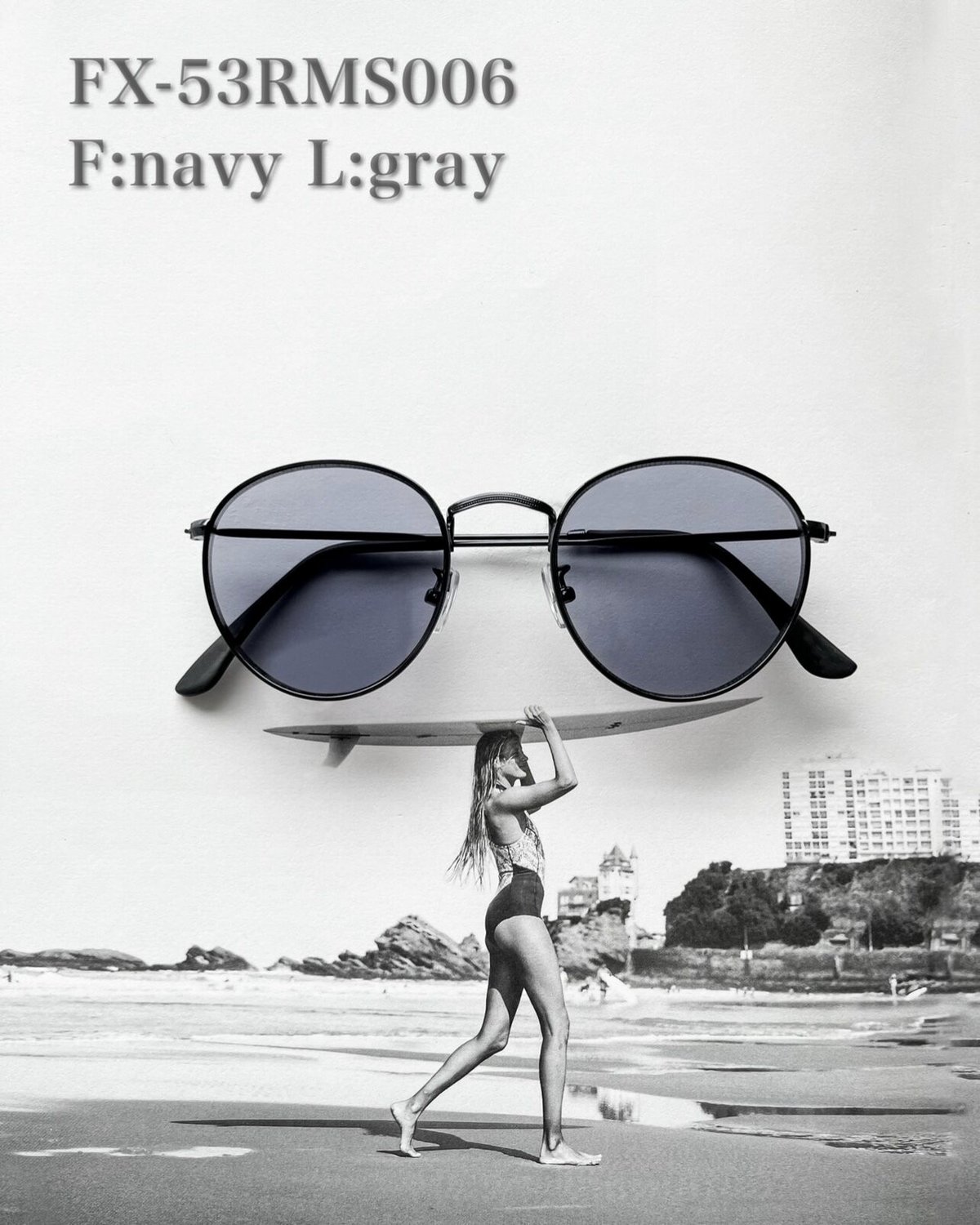 6colors】round metal sunglasses -53mm- | FLEX