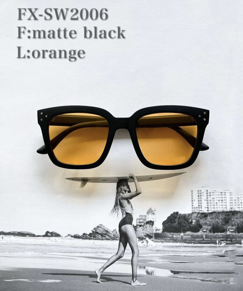7colors】square wide 2 sunglasses | FLEX
