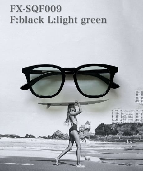 【3colors】square frame  sunglasses