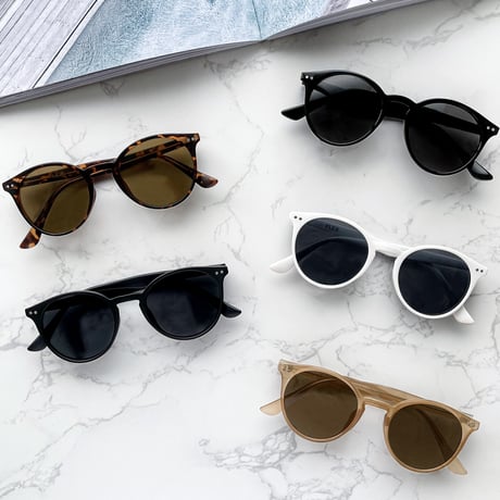 【5colors】classic round sunglasses