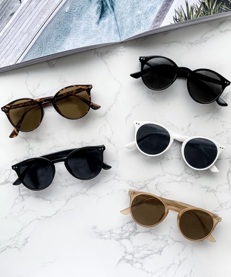 【5colors】classic round sunglasses