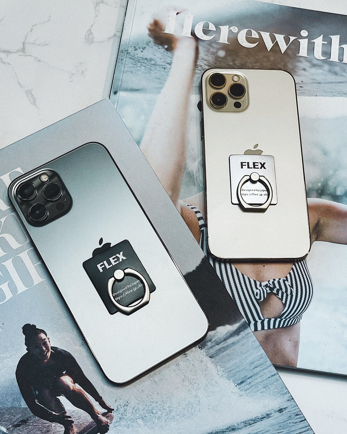【 2color 】Smartphone ring