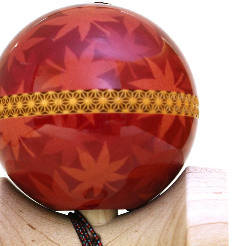 New】日本の職人が最高の技を施した木のおもちゃけん玉「錦玉〜横段