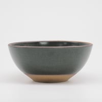 【BA004gr】 BRICKS BOWL green（半ツヤ釉薬）