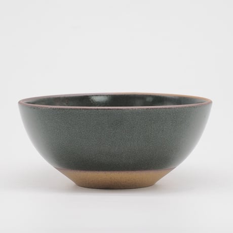 【BA004gr】 BRICKS BOWL green（半ツヤ釉薬）