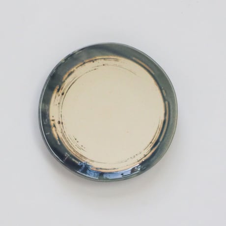 【M037id】パンとごはんと...  艶釉の器 PLATE S indigo