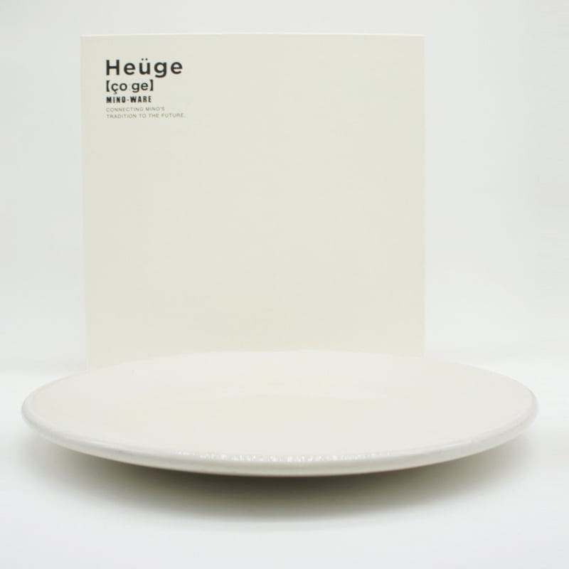 H006sn】Heuge PLATE L shino（八寸平皿 志野） | CHIPS STORE