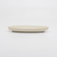 【M067wh】パンとごはんと... 盛りやすい器 - 長皿 -  OVAL PLATE M ホワイト