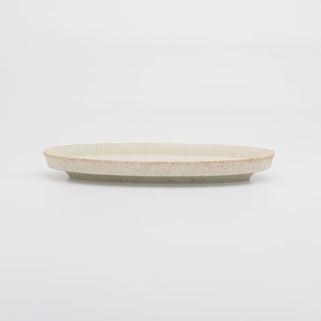 【M067wh】パンとごはんと... 盛りやすい器 - 長皿 -  OVAL PLATE M ホワイト