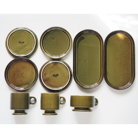 【SM003gr】Smith Stacking 5.5" Plate -green-