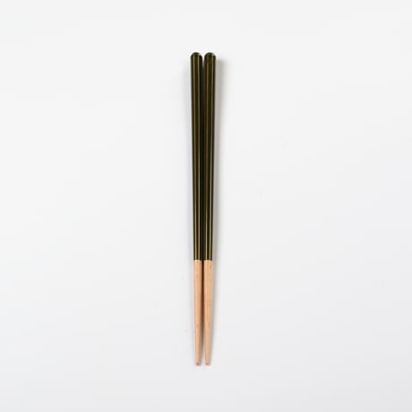 【H011ob】Heuge Chopsticks set oribe（箸＋箸置きセット 織部）